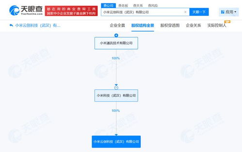 小米在武汉成立云创科技公司，注册资本5000万布局互联网信息服务